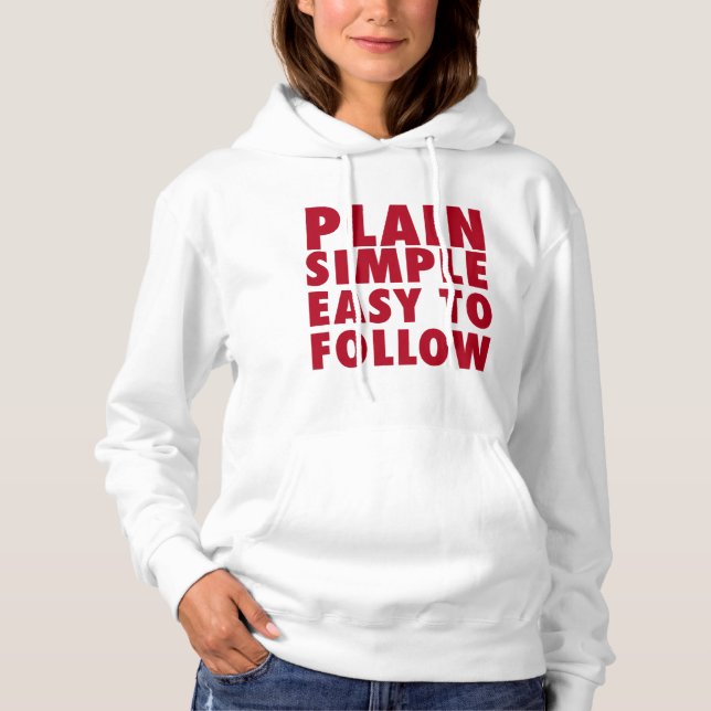 Top simple llano de la camiseta de las mujeres de (Anverso)