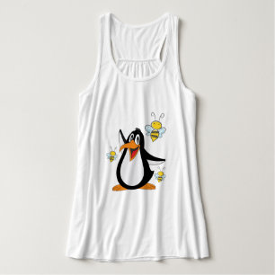 Top sin Mangas Mujer Pingüino Abejorro