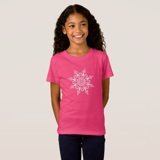 Top Snowflake de los niños en vacaciones (Anverso completo)