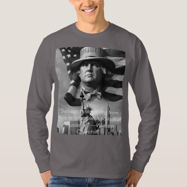 Top Trending USA Basic Long Sleeve T-Shirt - Comfo (Anverso)
