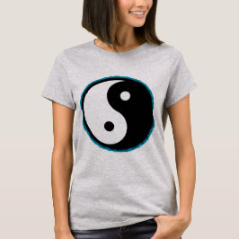 Top Yin Yang de Amor, Paz y Teñido con Nudos