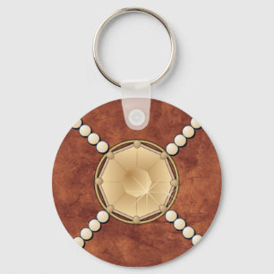 TOPAZ y LLAVERO del PERSONALIZADO de las perlas