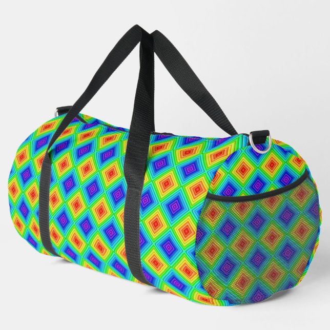 Topografía geométrica - Bolsa Duffel (Esquina derecha)