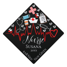 Topper del tapón de graduación de enfermería