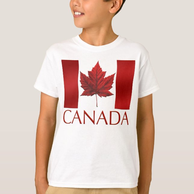 Tops del recuerdo del niño de Canadá de la camisa (Anverso)