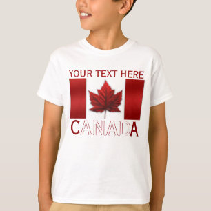 Tops del recuerdo del niño de la bandera de Canadá