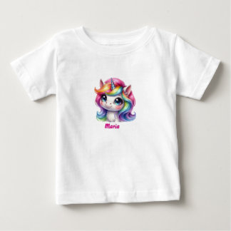 Tops y camisetas para bebé unicornio lindo 