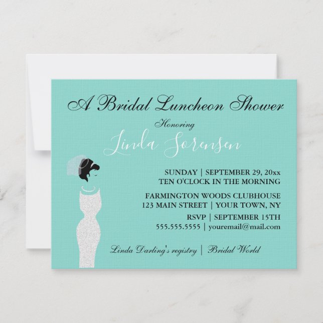 Toque de novia de plata Fiesta de té de almuerzo d (Anverso)