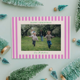Toque de raya rosa una foto Navidad vacaciones