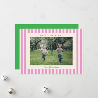 Toque de raya rosa una foto Navidad vacaciones