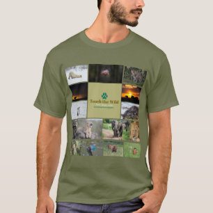 Toque la camiseta salvaje