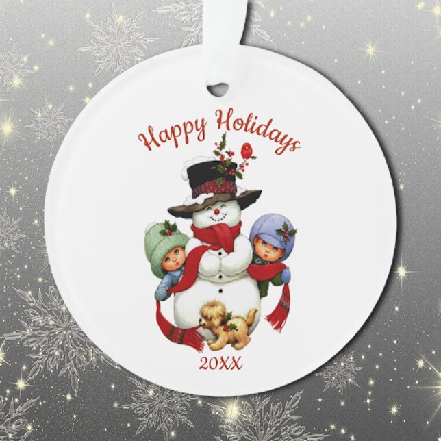 Toques de Navidades con adorno acrílico de hombre  (Subido por el creador)