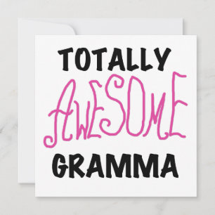 Toques de remera rosa Gramma totalmente asombrosos