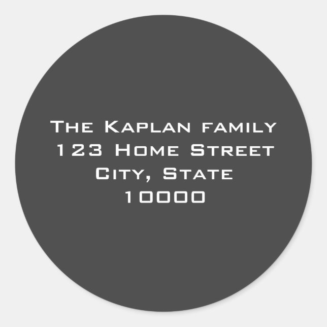 Torah Scroll 1.5" Bar Mitzvah Sello para sobres (Anverso)