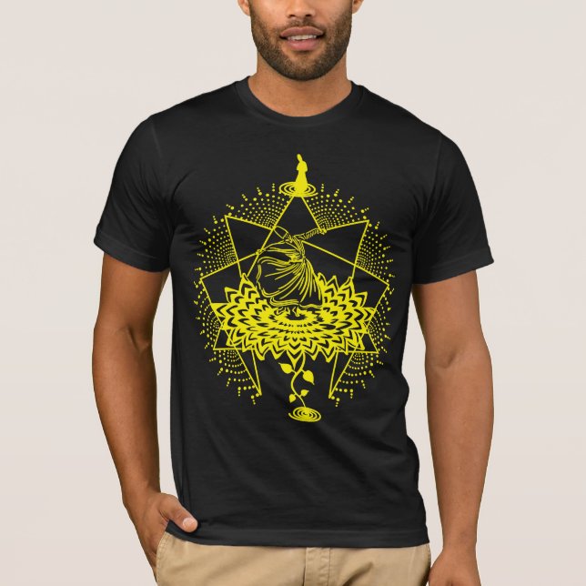 torbellino derriba camiseta sufi darwis rumi (Anverso)