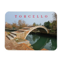 Torcello Devil's Bridge mira imán de nevera