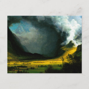 Tormenta de Albert Bierstadt en la invitación de