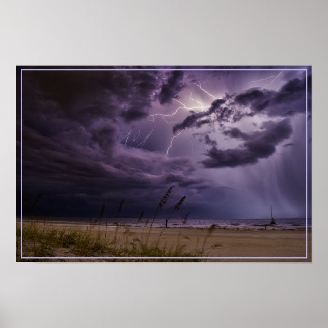 Tormenta de iluminación de posters (Frente)
