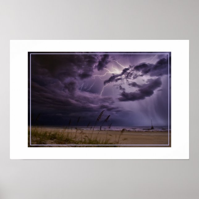 Tormenta de iluminación de posters (Frente)