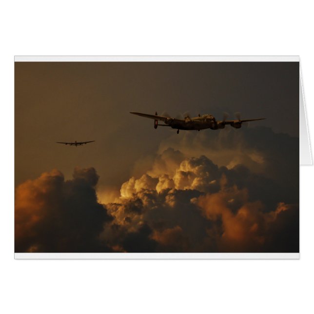 TORMENTA del bombardero de Lancaster (Anverso (Horizontal))