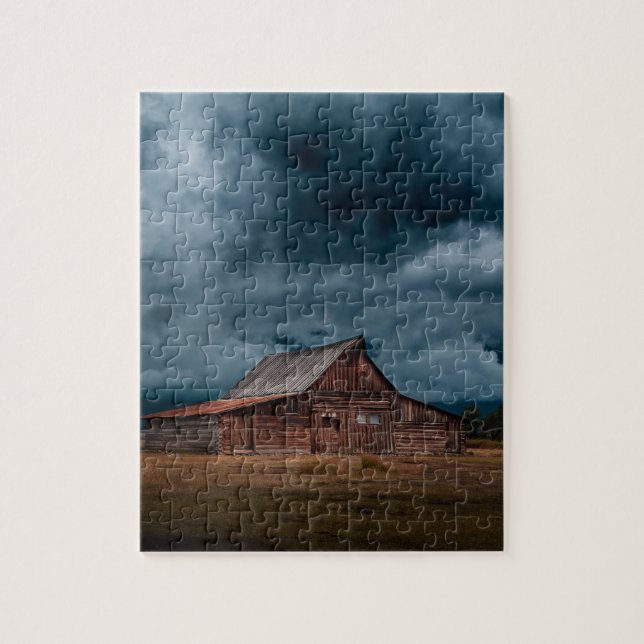 Tormenta eléctrica de CABIN SKY JIGSAW PUZZLE (Vertical)