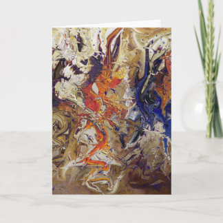 Tormenta en la tarjeta de felicitación de la playa