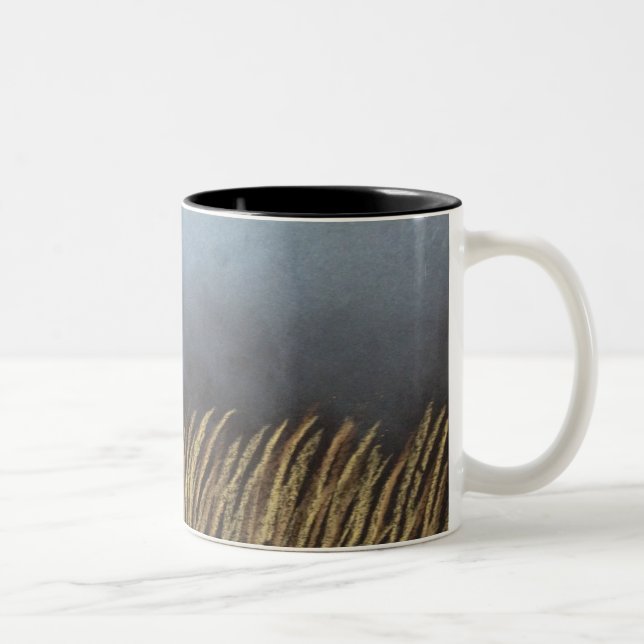 Tormenta en una taza de café - diseño de taza de c (Derecha)