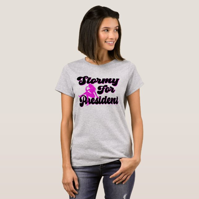 Tormenta para camiseta del presidente (Anverso completo)