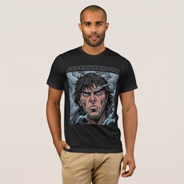 Tormenta superdesconocida - Audaz camiseta de arte (Anverso completo)