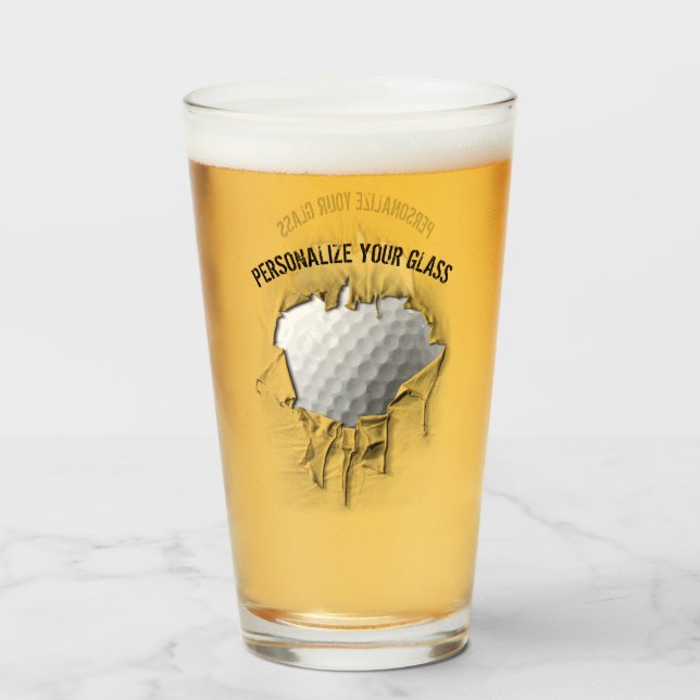 Torn Golf Ball (Personalizado) (Anverso (lleno))