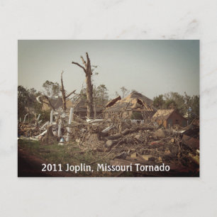 Tornado de Joplin 2011 en la postal de Misuri