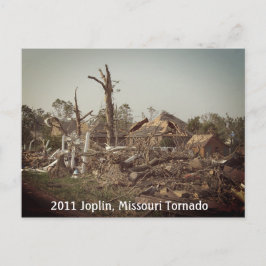 Tornado de Joplin 2011 en la postal de Misuri