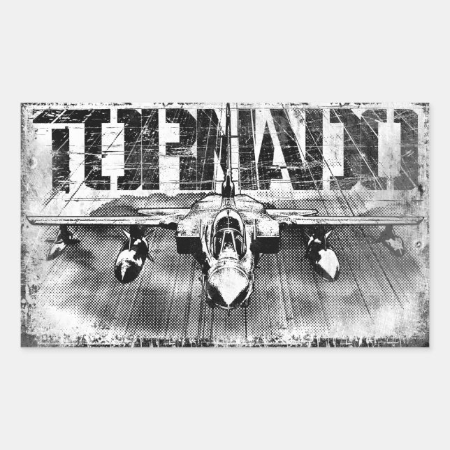 Tornado IDS Rectangle Pegatinas (Anverso)