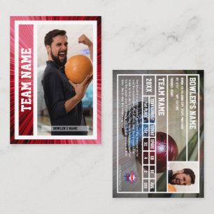 Torneo de boliche con tarjeta de comercio Souvenir