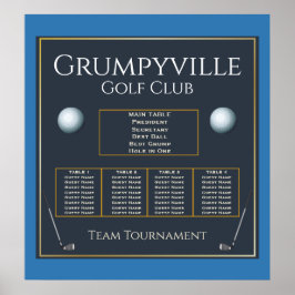 Torneo de golf 🏌 organigrama