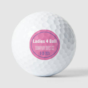Torneo de la Liga de las Damas Pelota de Golf Souv
