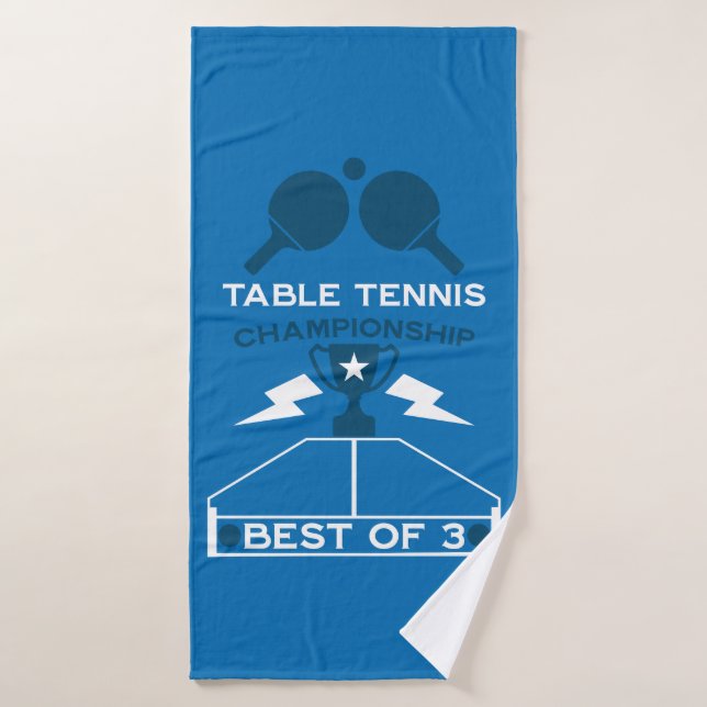Torneo de tenis de mesa (Toalla de baño)