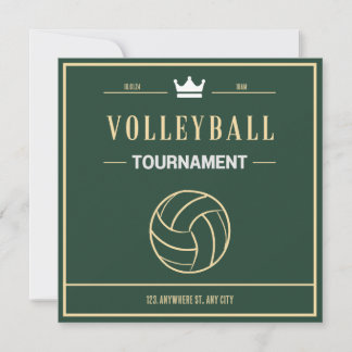 Torneo de voleibol o evento Invitación