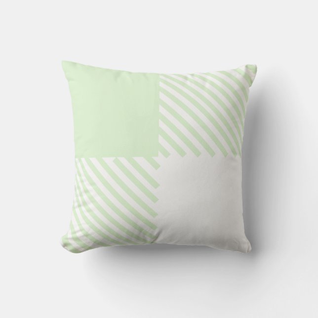 Tornillo blanco y verde clásico tirando almohada (Anverso)