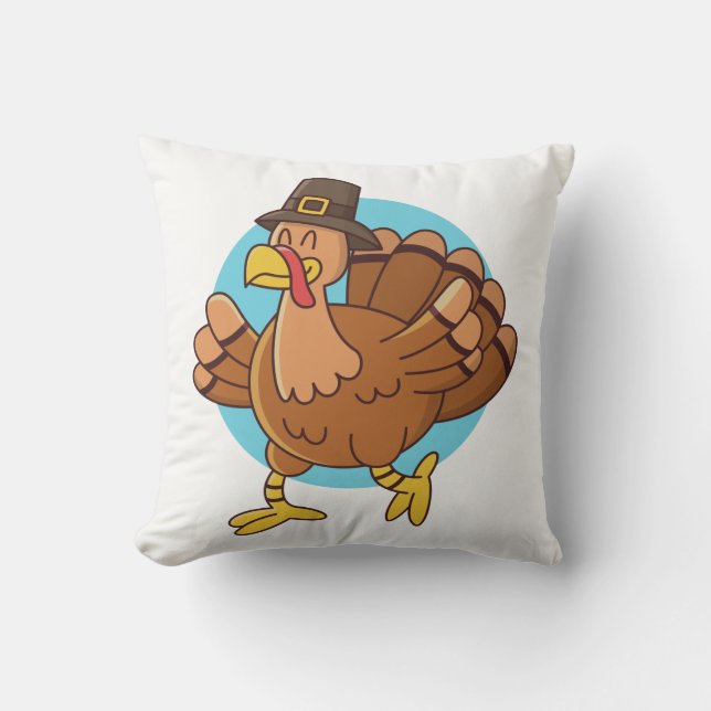 Tornillo de almohadas de Acción de Gracias Turquía (Anverso)