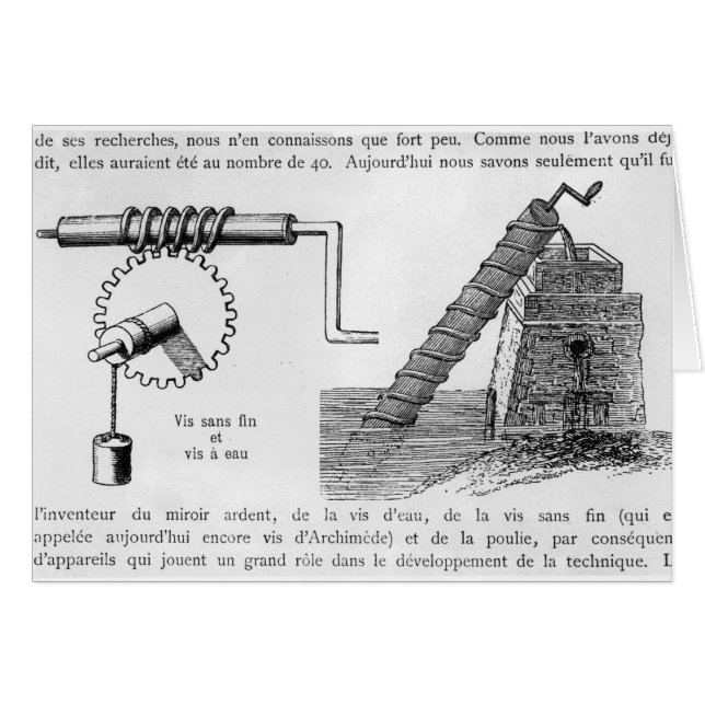 Tornillo de Arquímedes (Anverso (Horizontal))