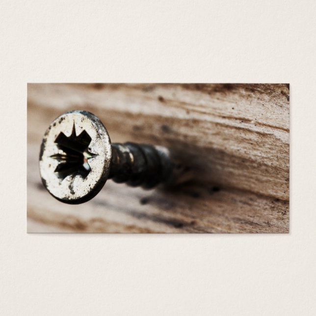 Tornillo en madera (Frente)