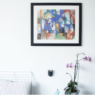 Toro Acostado de Franz Marc, Arte Cubismo Antiguo