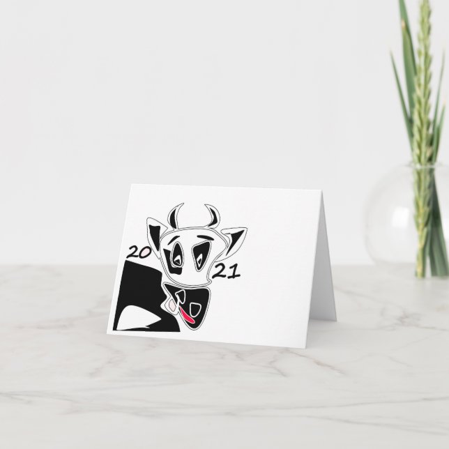 Toro, año del toro, 2021, toro gracioso (Anverso)