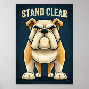 Toro Bulldog – Arte de Personaje de Dibujos Animad