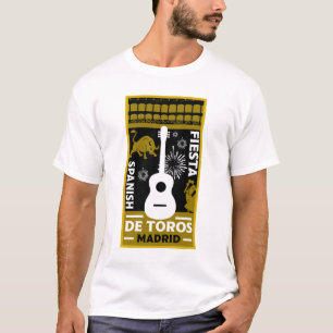 Toro Español Pelea Corrida De Toros Camiseta