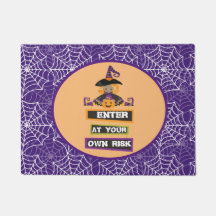 Toro o alfombra de bruja Halloween