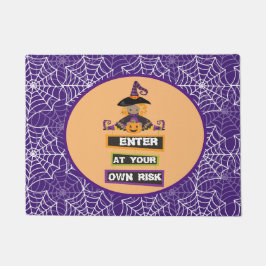 Toro o alfombra de bruja Halloween