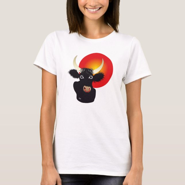 Toro - signo del zodíaco playera (Anverso)