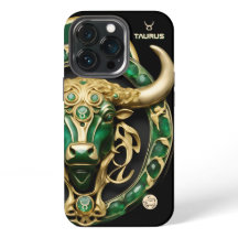 Toro Tauro, Esmeralda y Oro Personalizado